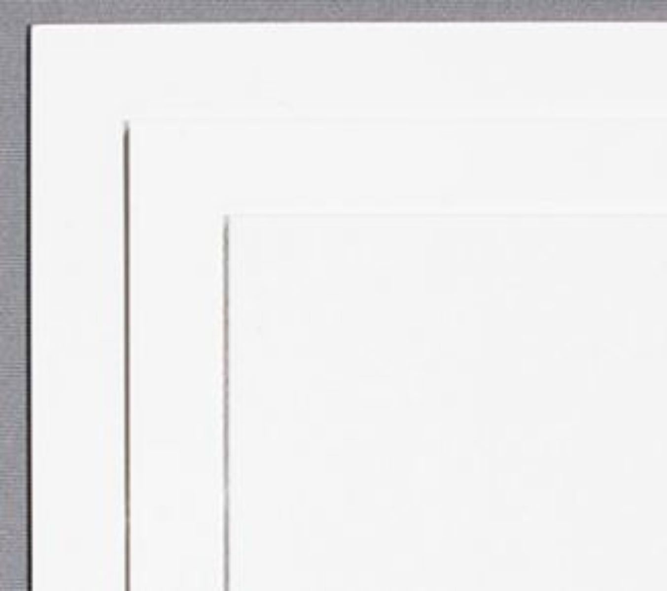 18" x 24" White Aluminum Blanks
