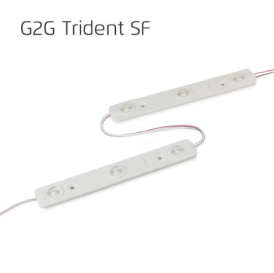 G2G Trident SF LED strip on a white background