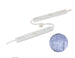 Two LED light strips with a close-up inset showing the LED lights on a white background.
