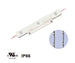 LED strip light with connectors on a white background, featuring Crayon Us logo and IP66 rating.