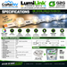 An infographic product sheet for the LumiLink TM Tunable White 24V LED channel lighting by G2G Lighting, showing the LM2001 model. The graphic features the CrafterNV logo at the top left, technical specifications, dimensions, packaging details (288 modules per bag, 49ft roll), and a top-down view of the product.
