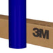 Blue vinyl wrap roll with 3M box in the background