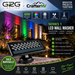 G2G Series 1 LED Wall Washer illuminating a commercial building façade with RGB architectural lighting