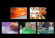 Collage of various activities including cutting paper, writing on a board, and working with materials.