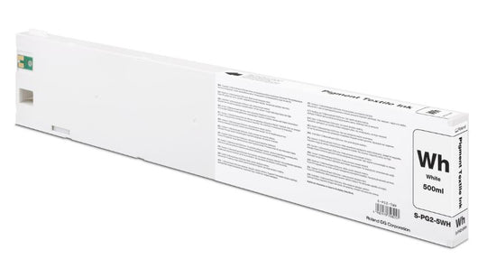 White packaging box with text and a barcode on a white background