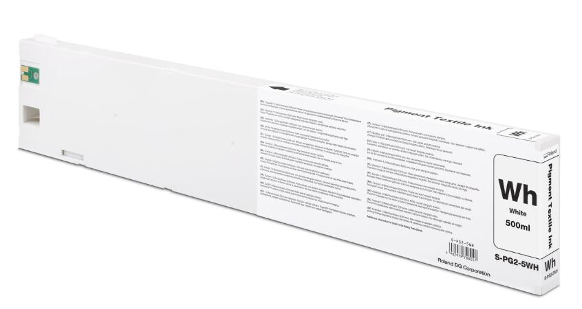 White packaging box with text and a barcode on a white background