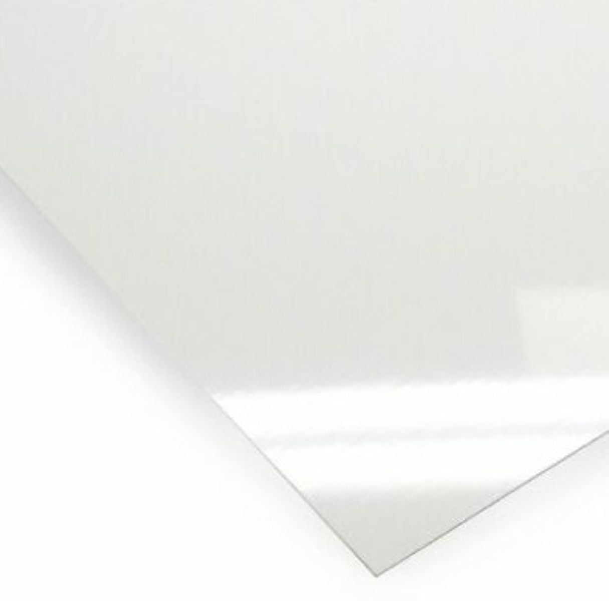 White square tile with a subtle gradient on a white background