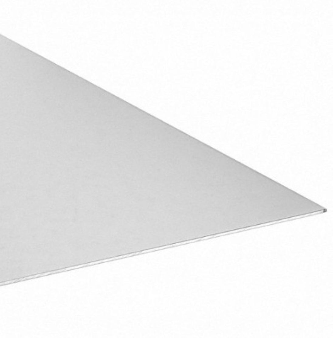 White ceiling panel on a white background