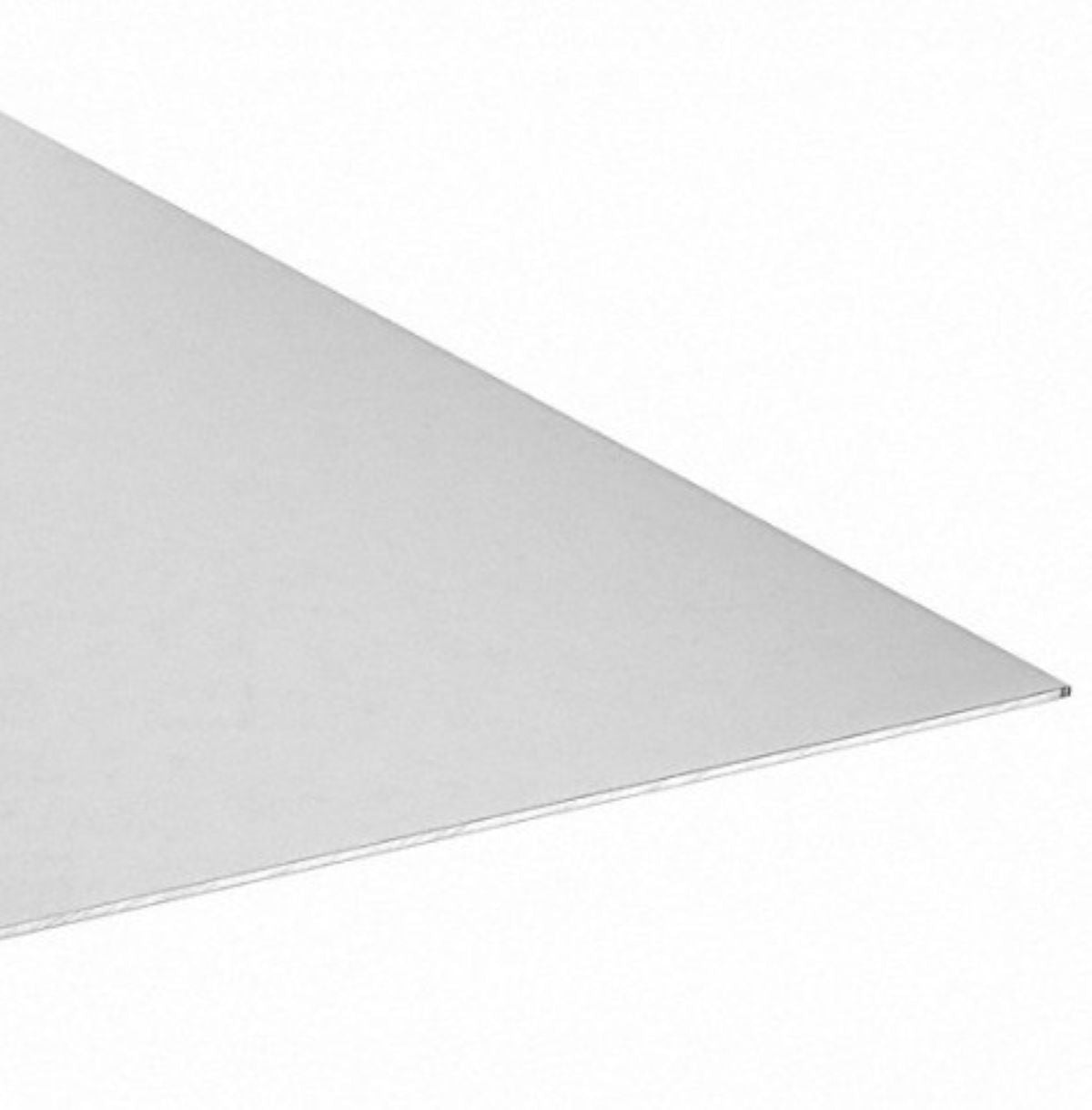 White ceiling panel on a white background