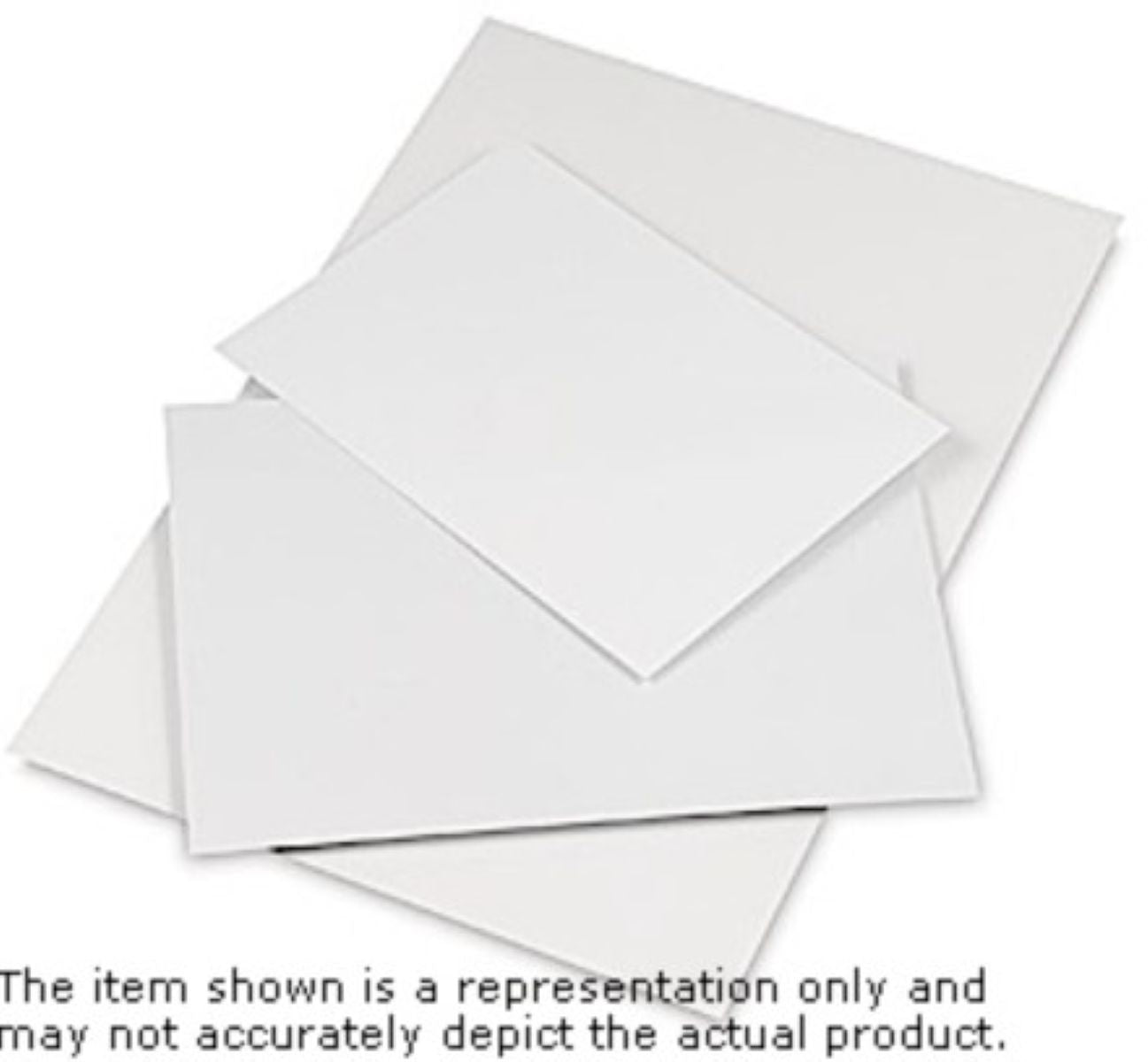 Stack of white sheets on a white background