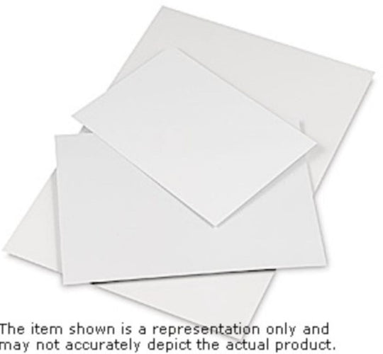 Stack of white sheets on a white background