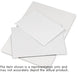 Stack of white sheets on a white background