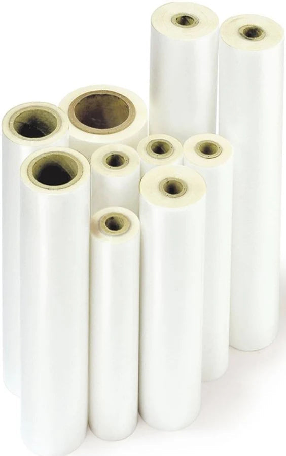 GFP Intermediate Luster polymeric UV overlaminate rolls in multiple widths