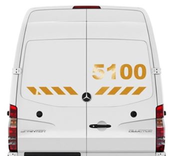 3M 5100R Scotchlite Reflective Graphic Film - Yellow