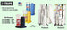 Z-Straps packaging with various colors and a display stand on a green background.