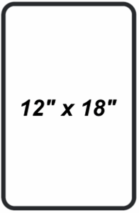 White Aluminum Blanks with Rounded Corners