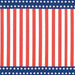 Fadeless Bulletin Board Designs 48" x 50 ft - Stars and Stripes