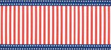 Fadeless Bulletin Board Designs 48" x 50 ft - Stars and Stripes banner