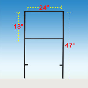 Sign Stake - Double Stake Sign Frame