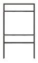 Sign Stake - Double Stake Sign Frame With Top & Bottom Rider