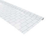 Fadeless Bulletin Board Designs 48" x 50 ft - White Subway Tile 7 Left in stock