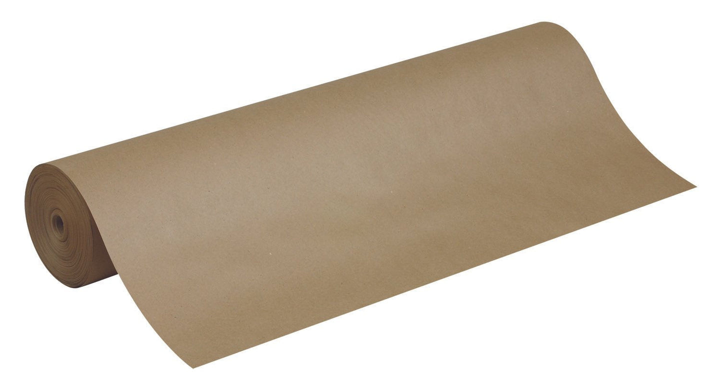 Kraft heavy weight paper roll 48" x 500 ft 