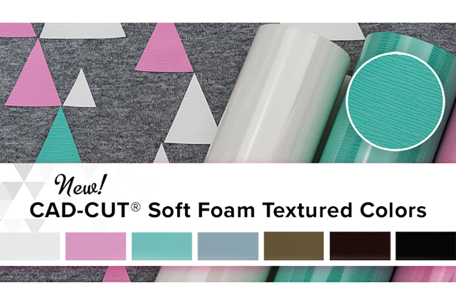 Stahls Soft Foam Textured HTV Mint sample