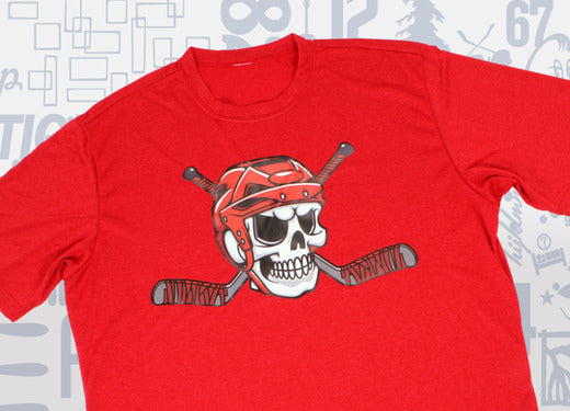 Stahls Printable HTV SuperTEK Sublistop Red Shirt