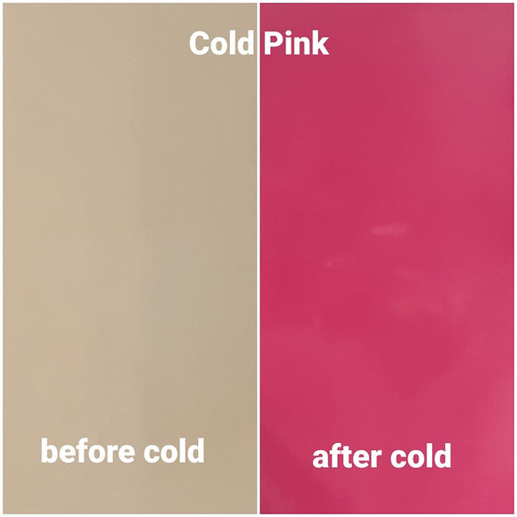 Cold Pink - White Color Changing Vinyl