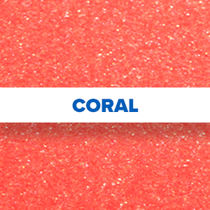 Stahls Glitter Flake HTV Coral