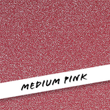 Stahls Glitter Flake HTV Medium Pink