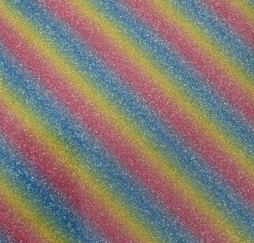 Rainbow Pattern Holographic Glitter Adhesive –