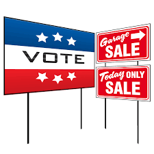 Corrugated Plastic Yard Sign Blank 24"x18"