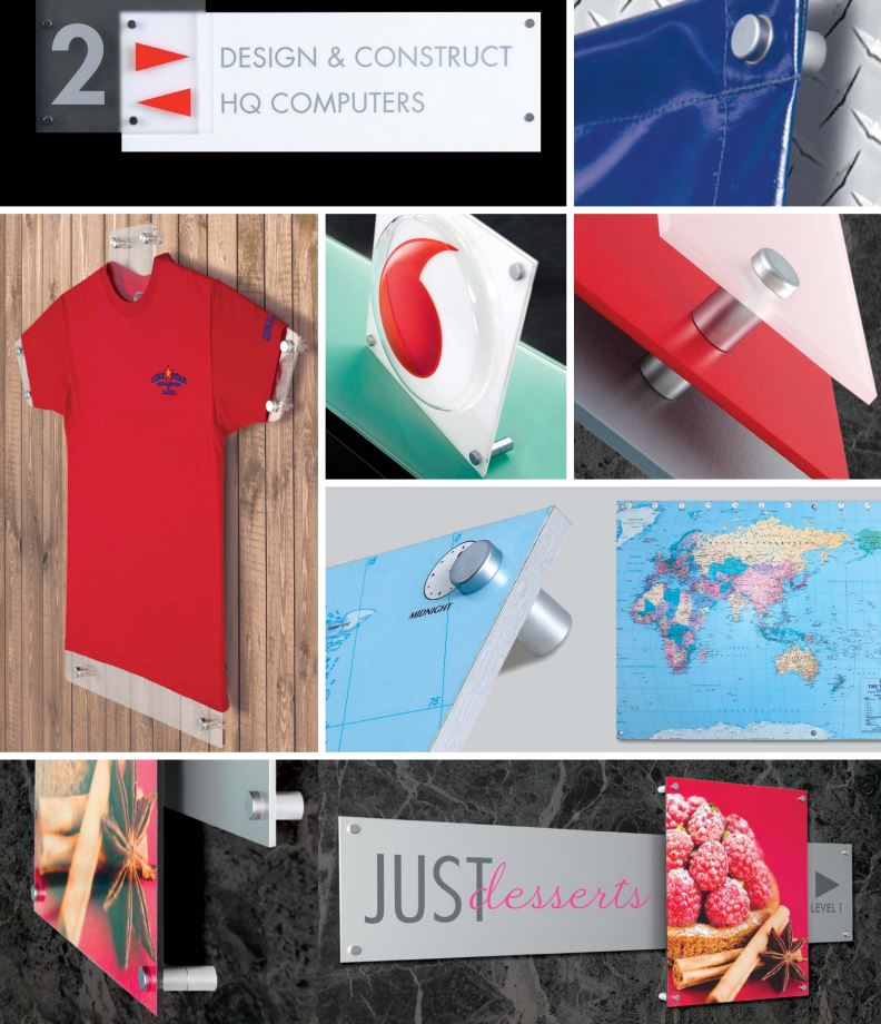 Pizazz Aluminum Mono-Mounts Natural XX-Large 1-1/4" 2-Pk