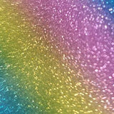 Stahls Reflective Glitter HTV Rainbow up close