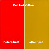 Hot Red - Yellow Color Changing Vinyl