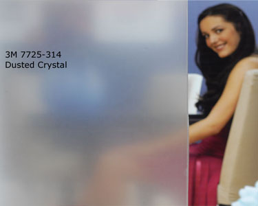 3M Dusted Crystal High Performance Vinyl Crystal Glass Finish 3