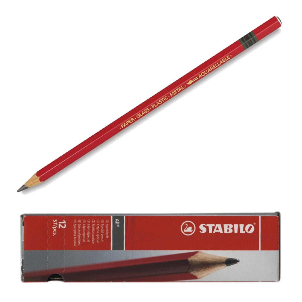 Stabilo Marking Pencil - Graphite | Glass, Vinyl & Sign Marking