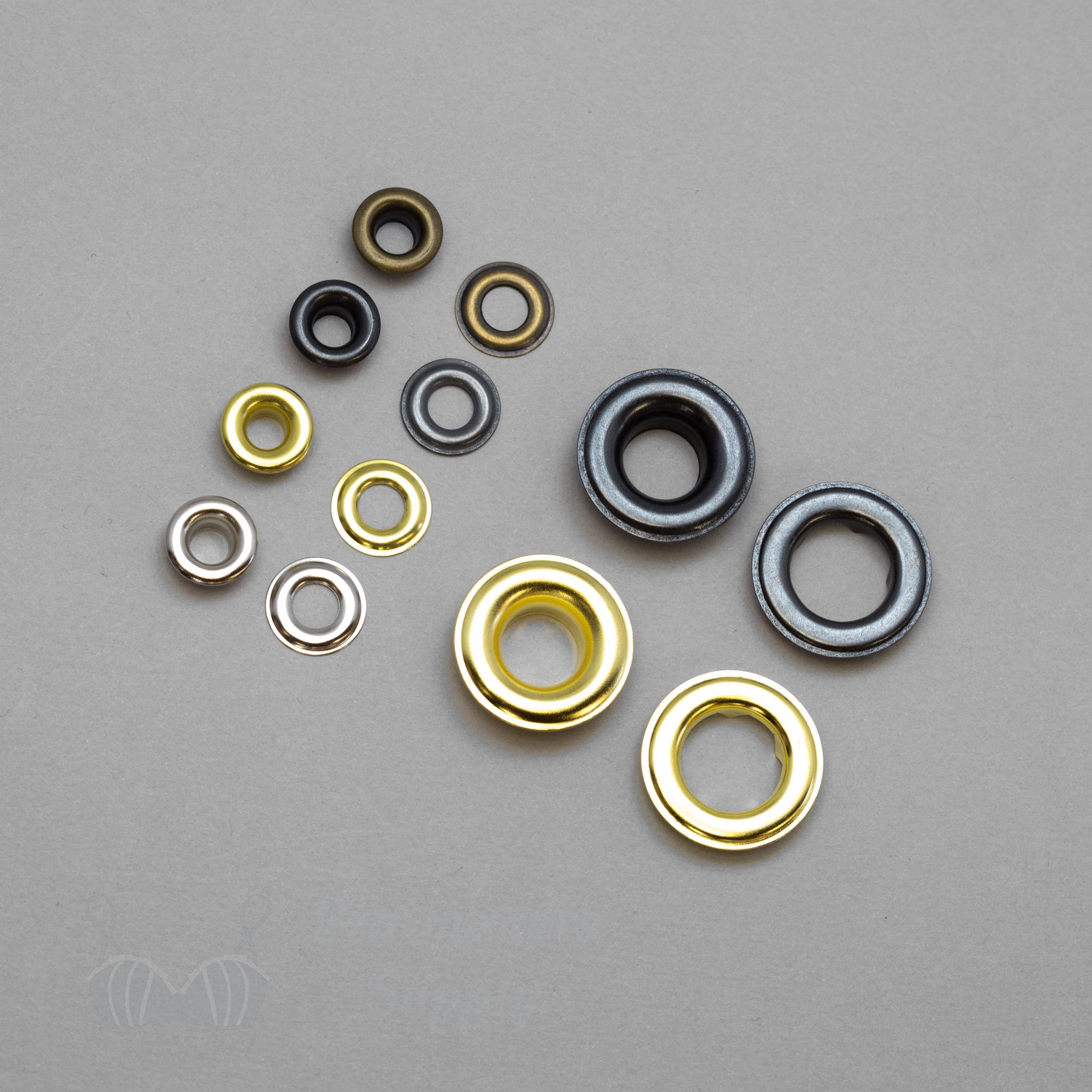 Round #15 (2'') Grommets and Washers - Nickel Finish - GROMMETMART