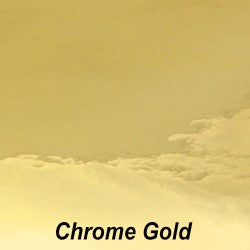 Gold Chrome Permanent Adhesive Decorative Vinyl Film