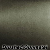 Gunmetal Metallic Brushed Permanent Adhesive Decorative Vinyl Film 1