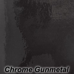 Gunmetal Chrome Permanent Adhesive Decorative Vinyl Film